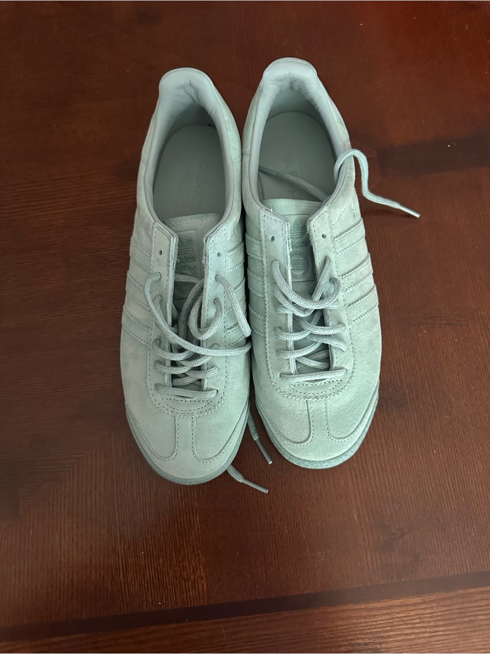 Adidas Women’s Suede Casual Sneakers in Light Gray